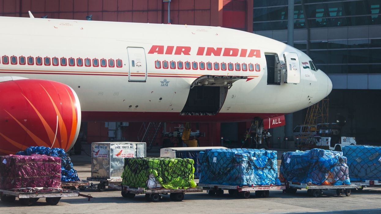 An Air India plane.