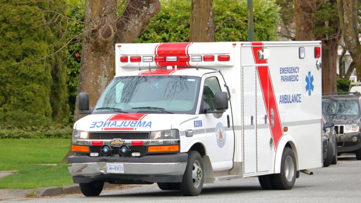 An ambulance in Vancouver, B.C.