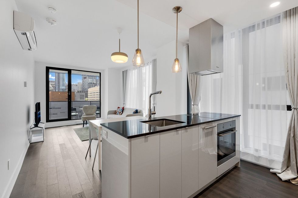An apartment for rent in Montreal, QC.