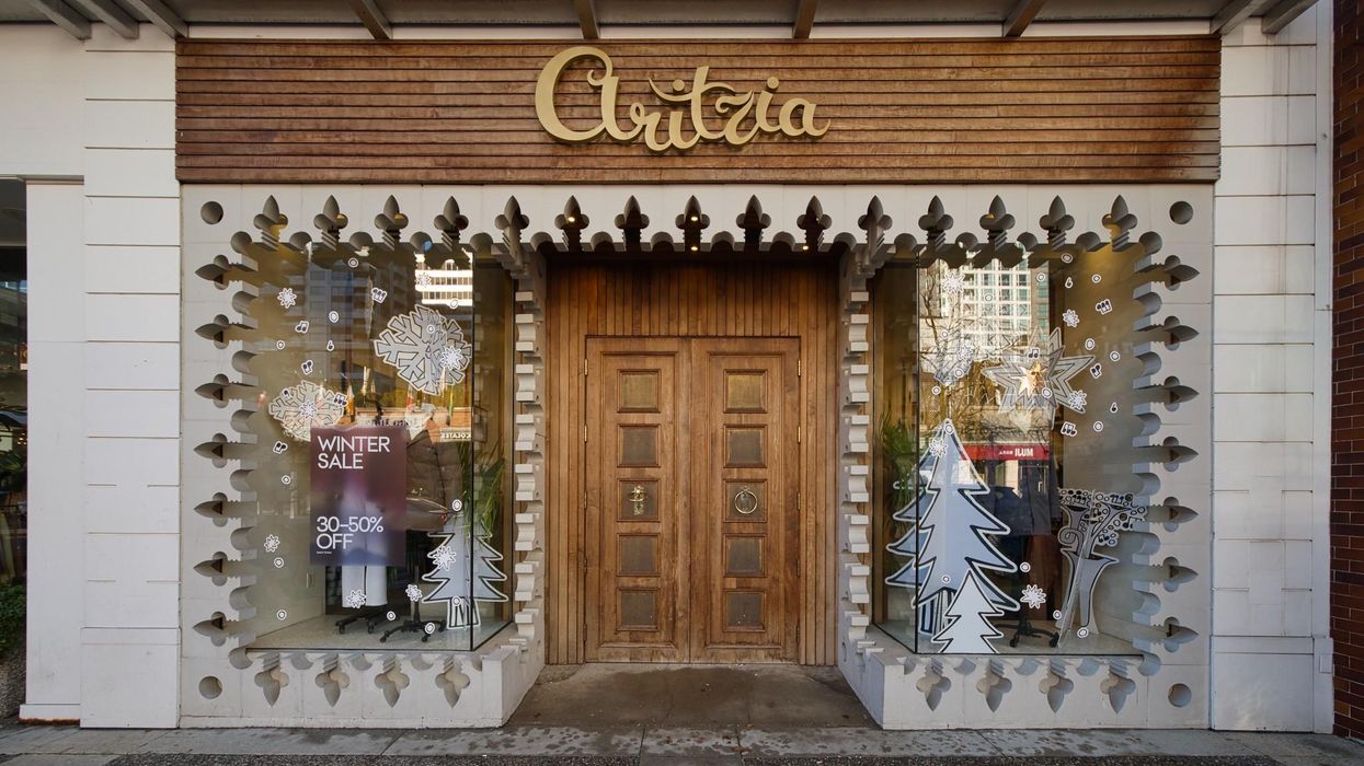 An Aritzia storefront in Vancouver.
