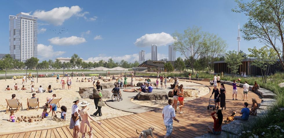 An artist's impression of the new Brigantine Cove.