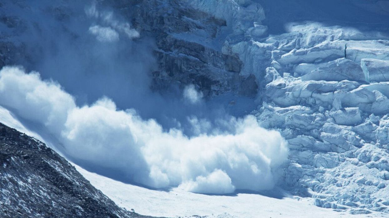 An avalanche.