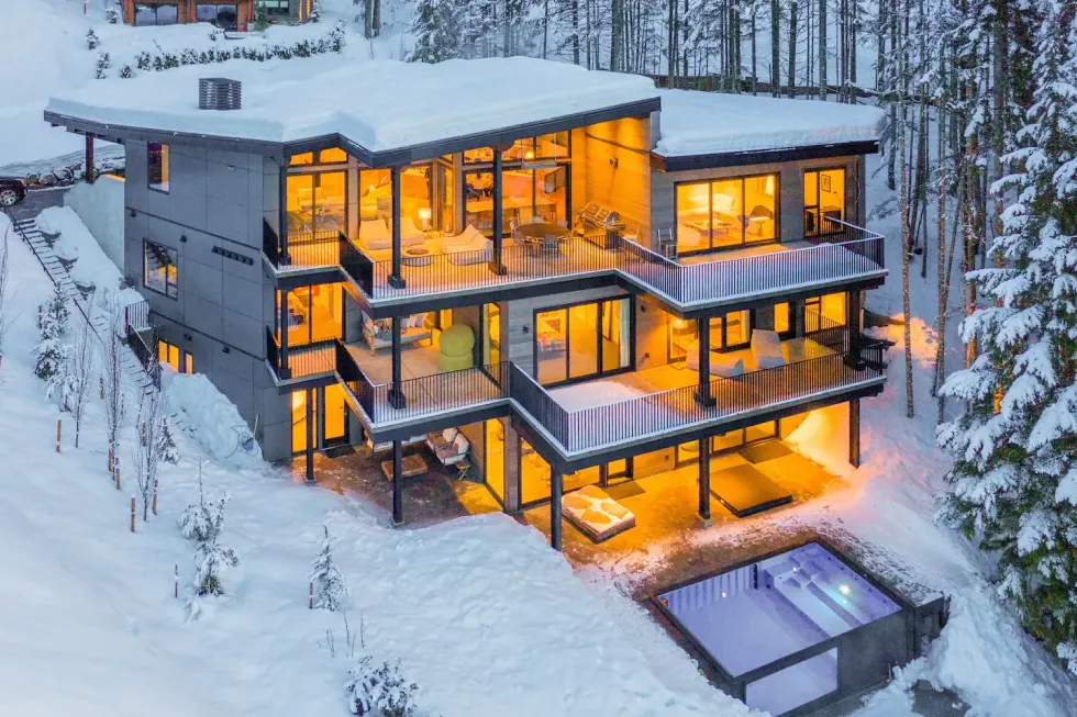 An eight-bedroom property in Whistler.