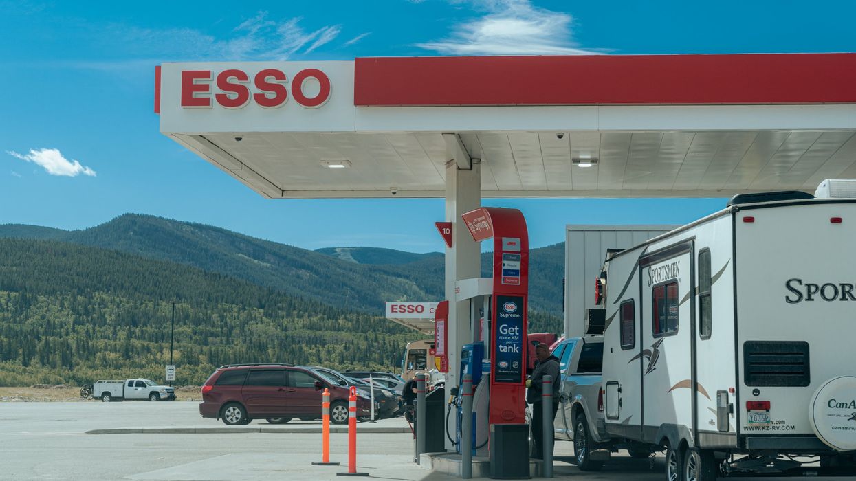 An Esso gas station in Alberta.