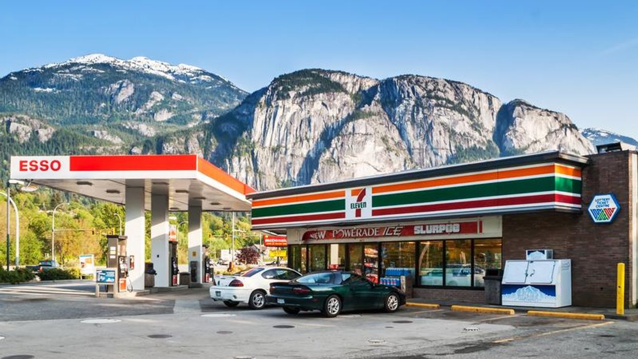 An Esso gas station in B.C.