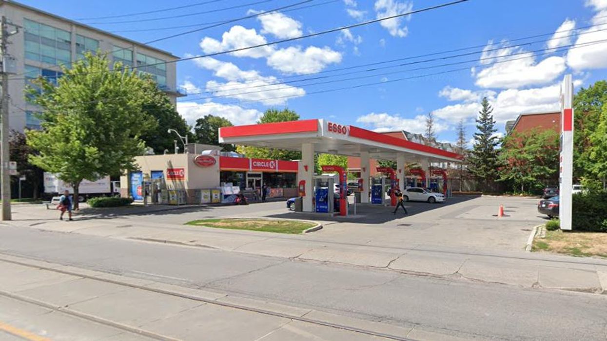 An Esso gas station in Toronto