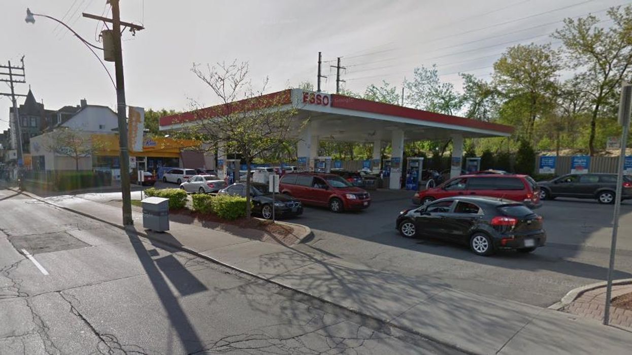 An Esso gas station