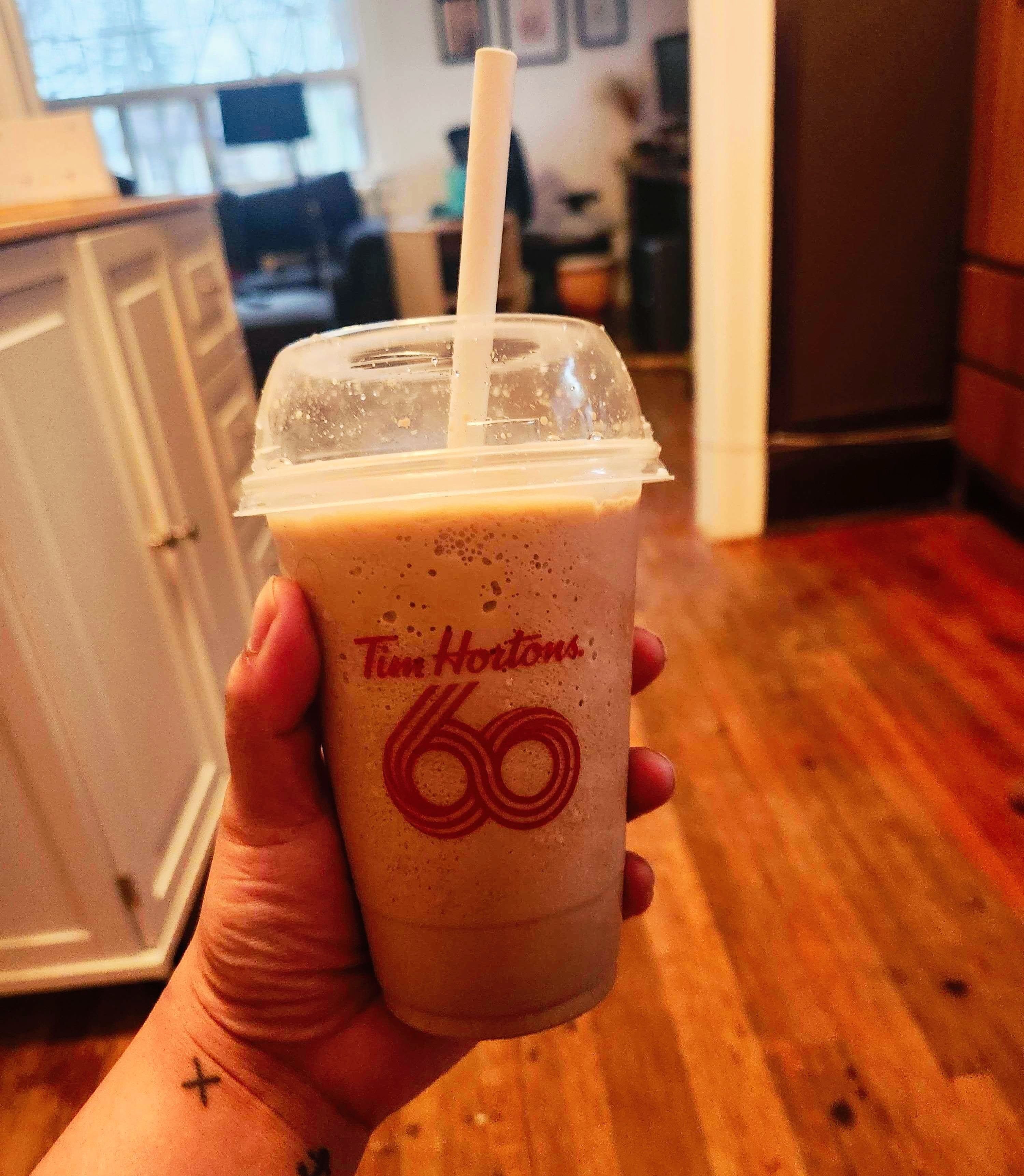 An Iced Capp from Tim Hortons.