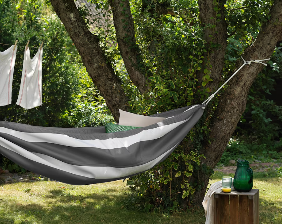 An IKEA Canada hammock.