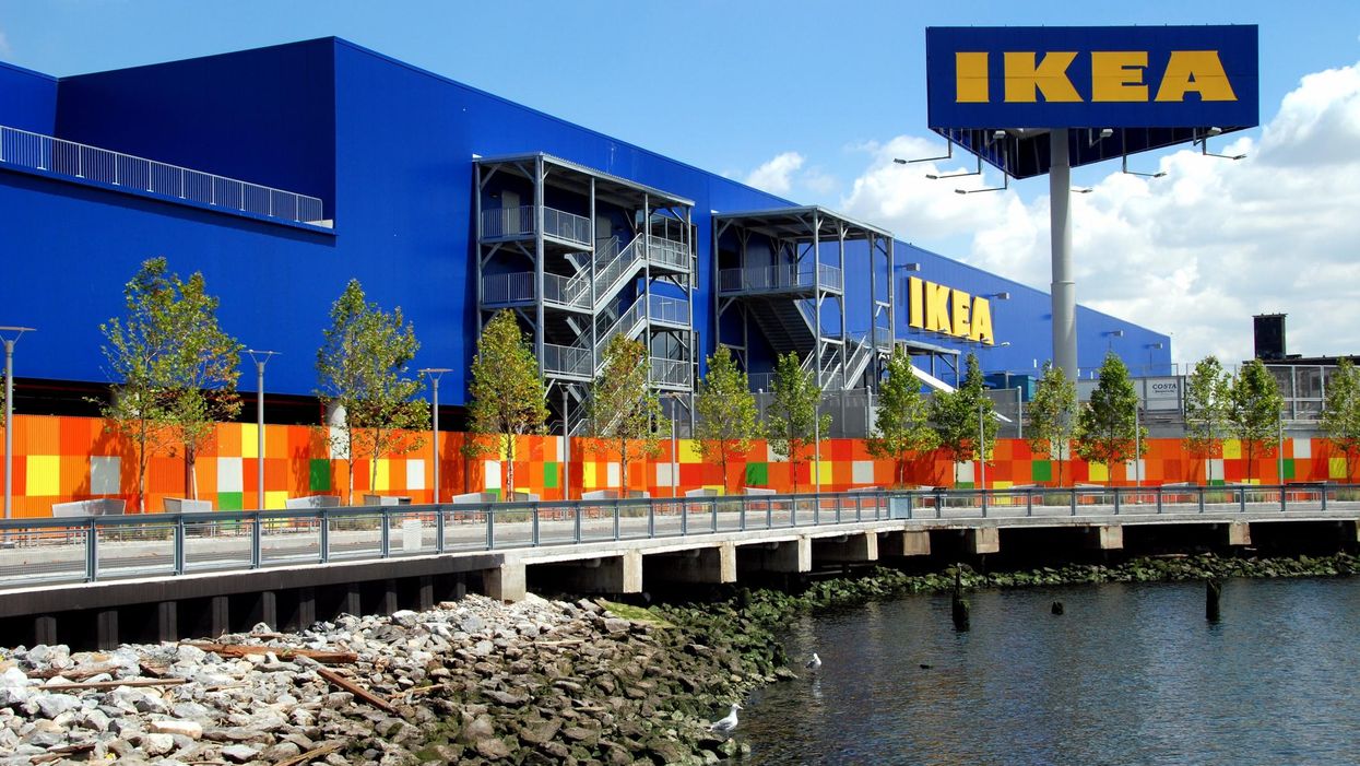 An IKEA store.