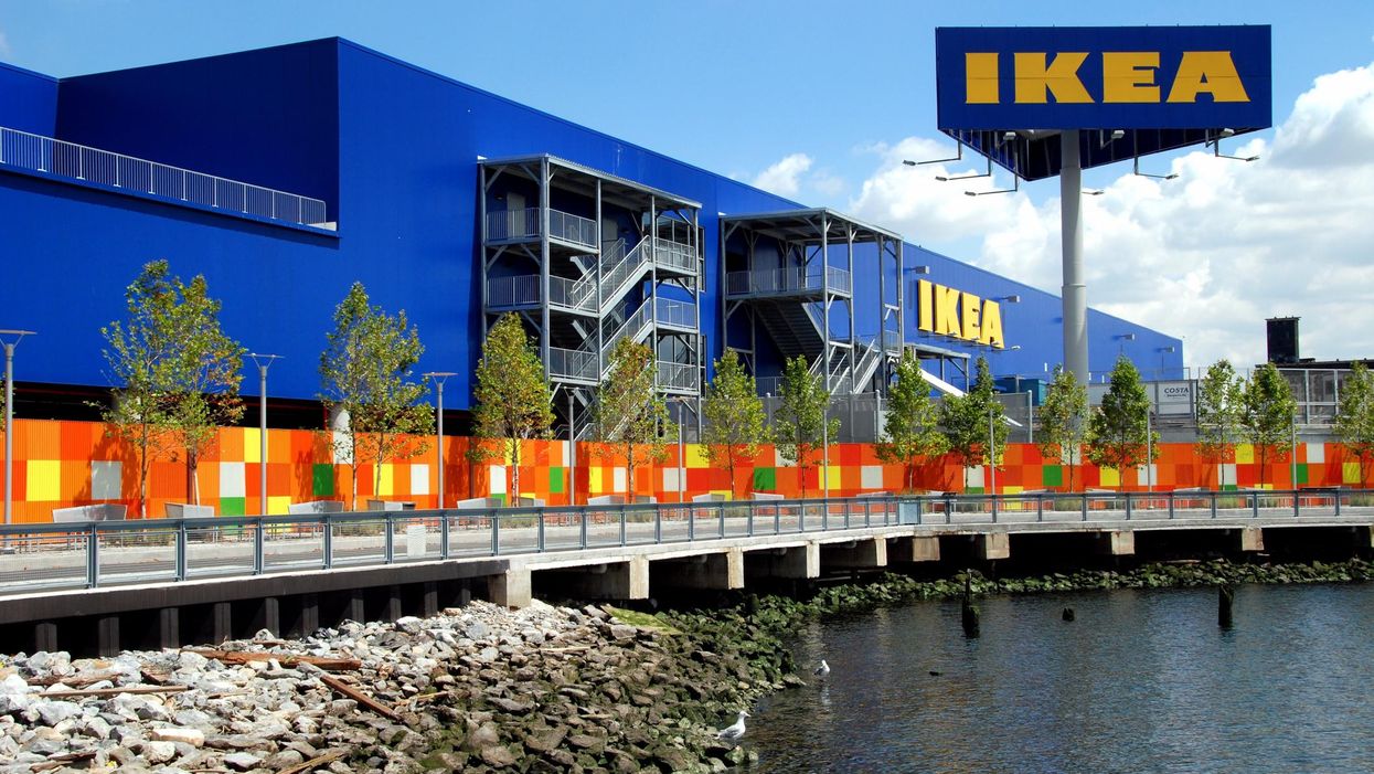An IKEA store.