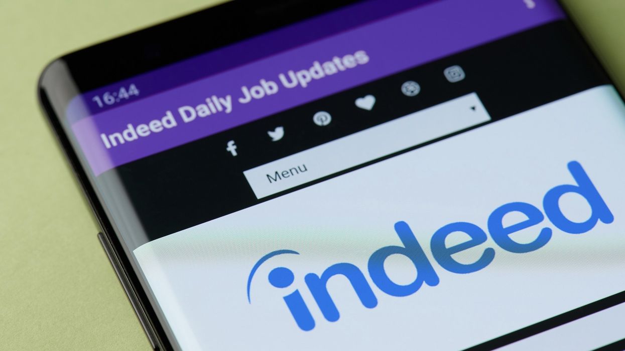 An Indeed daily job interface on a smartphone screen.
