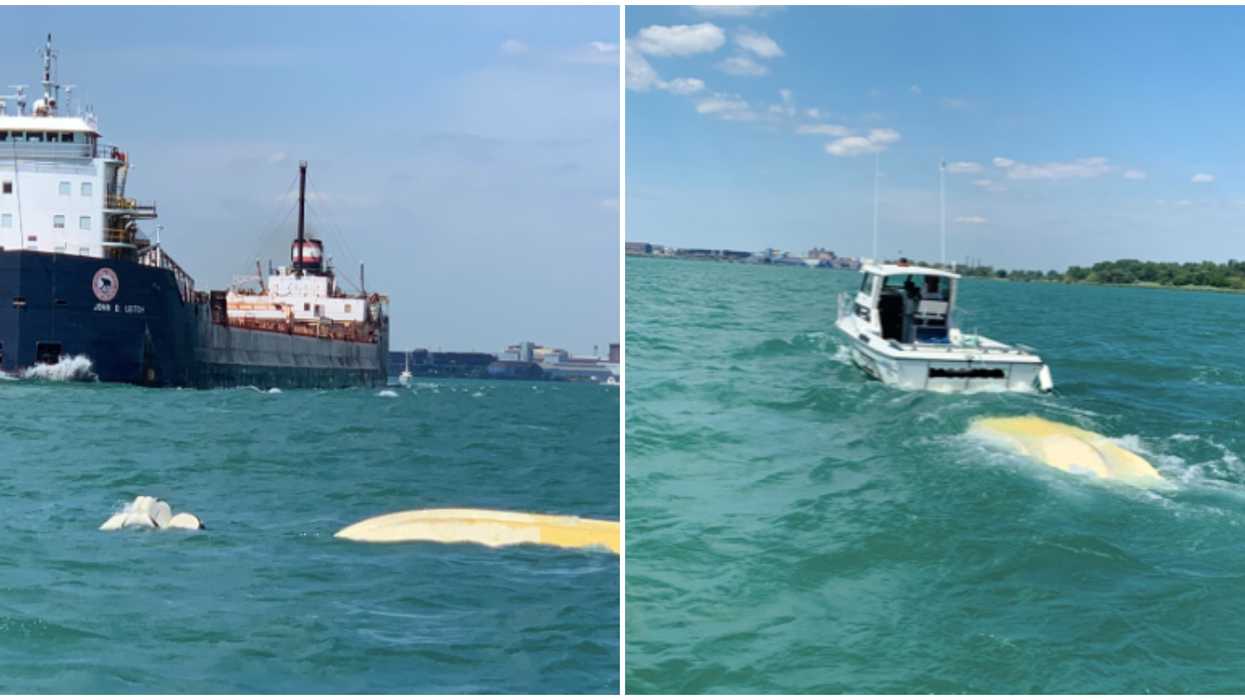 An Ontario Boat Rescue Happened When OPP Saved A Family Of 5 From Detroit River