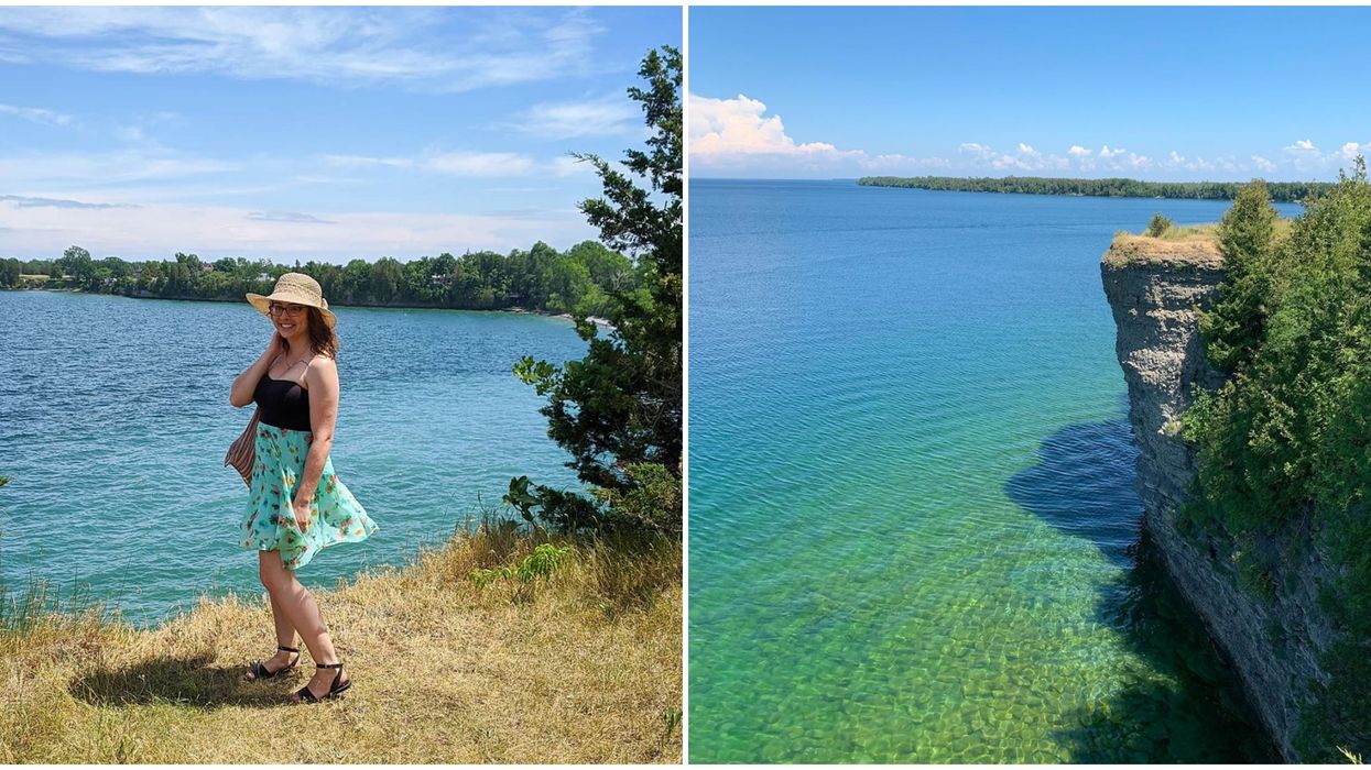 An Ontario Conservation Area With Limestone Bluffs Is Like A Caribbean Vacation At Home