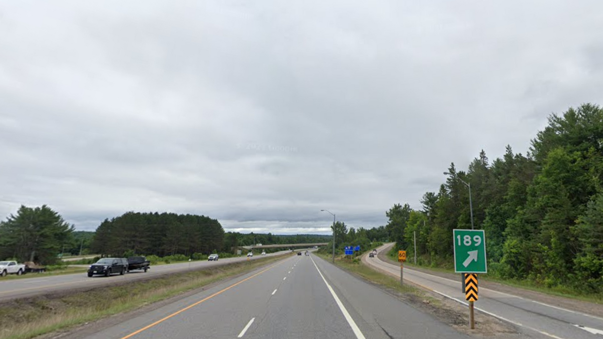 An Ontario Driver Tried To Get Away From The Police But Ended Up Crashing Right Into Them