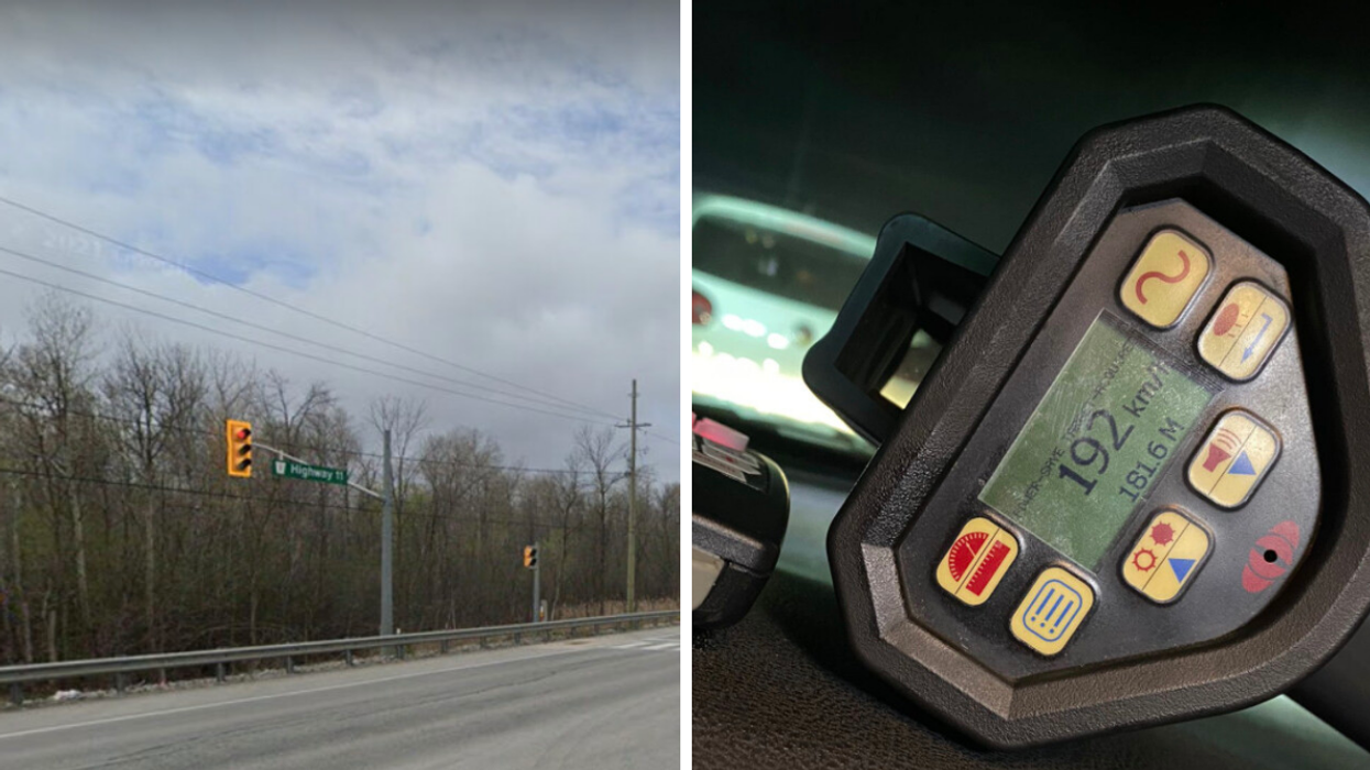 An Ontario Driver Was Caught Going Nearly 3 Times Over The Posted Speed Limit This Weekend