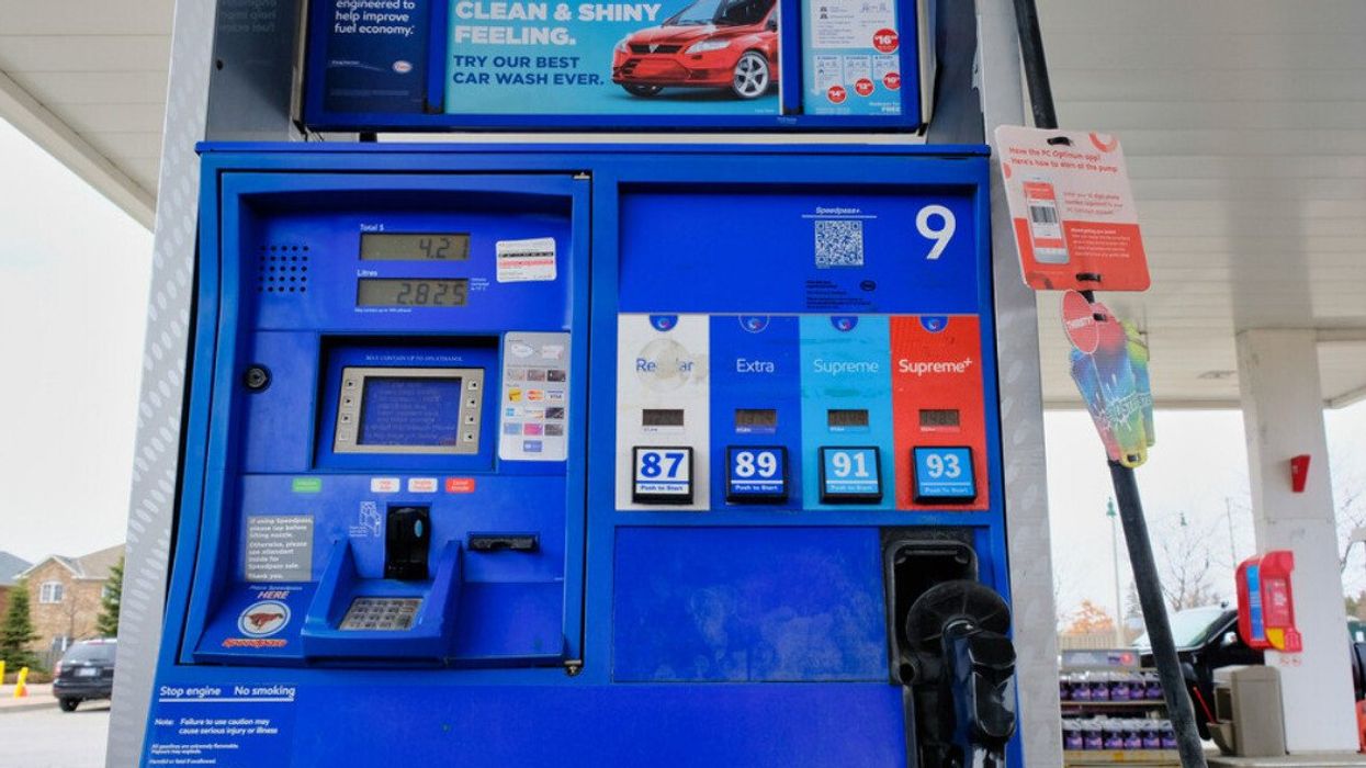 An Ontario gas pump.