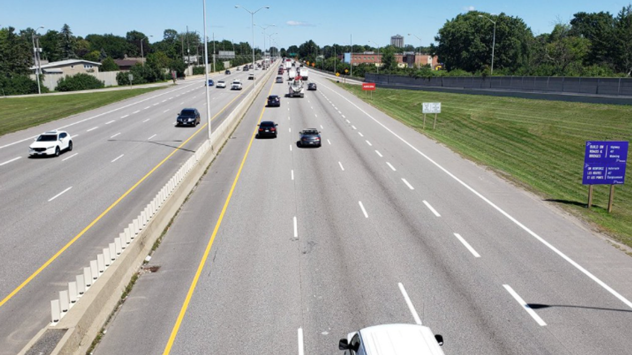 An Ontario Highway Accident With A Tire Breaking A Windshield Was The Second This Week
