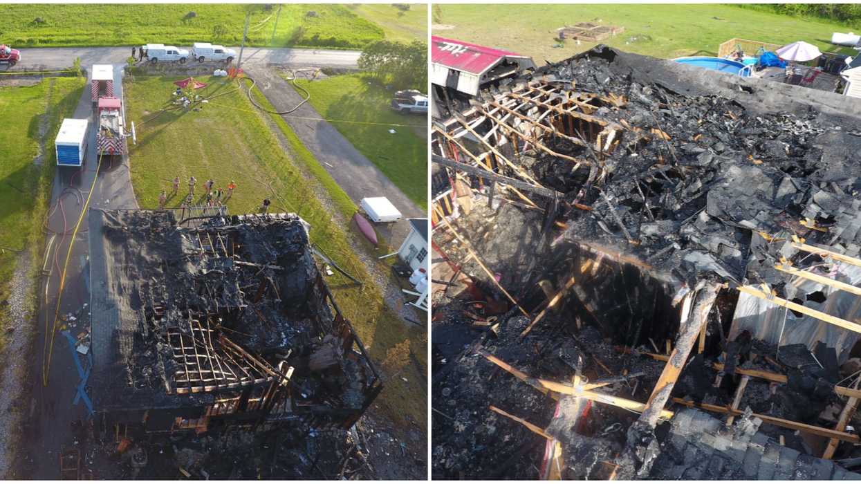 An Ontario House Explosion Injured 3 Firefighters On Tuesday And The Video Is Terrifying