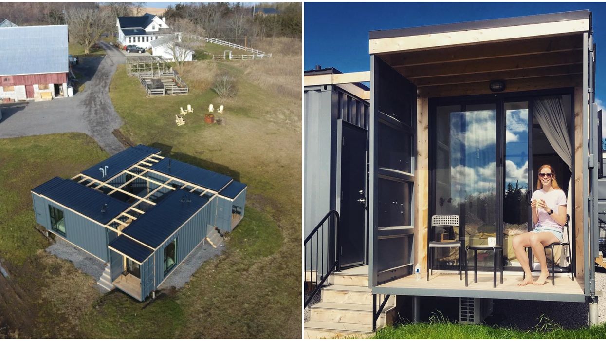 An Ontario Shipping Container Airbnb Is Like Camping Without Having To Pitch A Tent