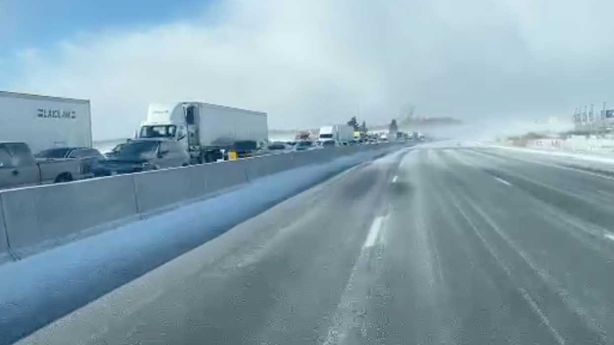 An Ontario Storm Has Shut Down Highway 400 & More Is On The Way