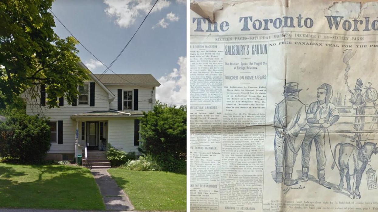 An Ontario Woman Found Newspapers From The 1800s In Her Ceiling & They Were Full Of Drama