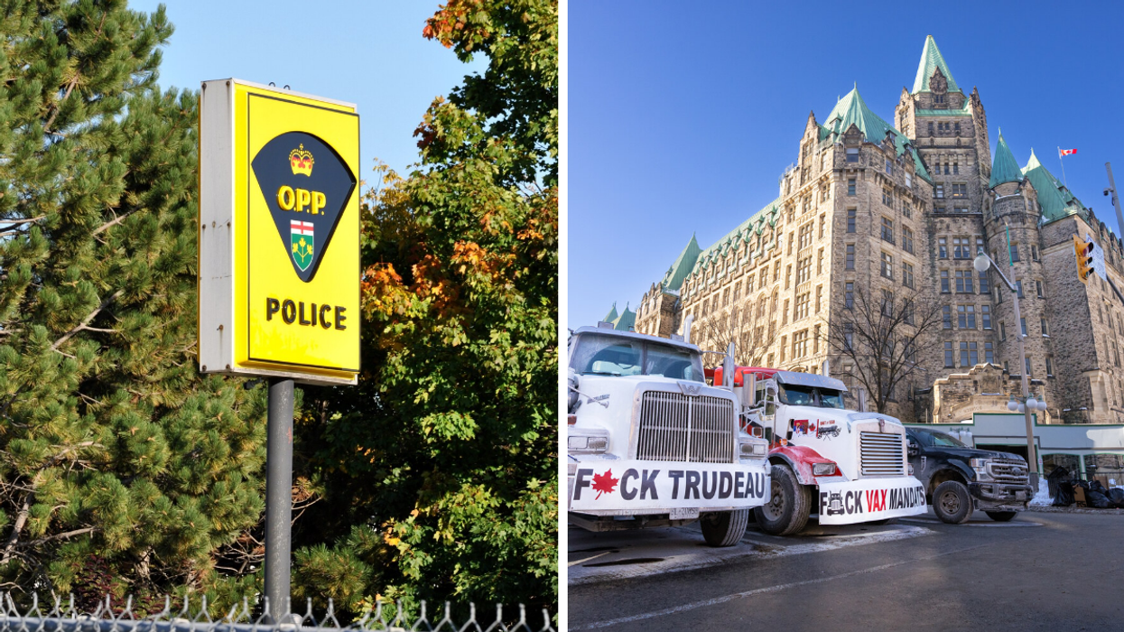 An OPP Officer Showed Support For The Trucker Convoy Protests & Police Are Investigating