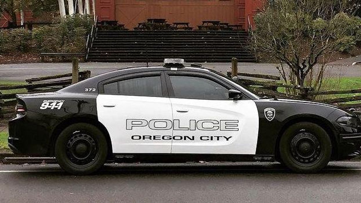 An Oregon City Police car.