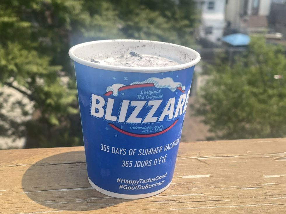 An Oreo Blizzard.