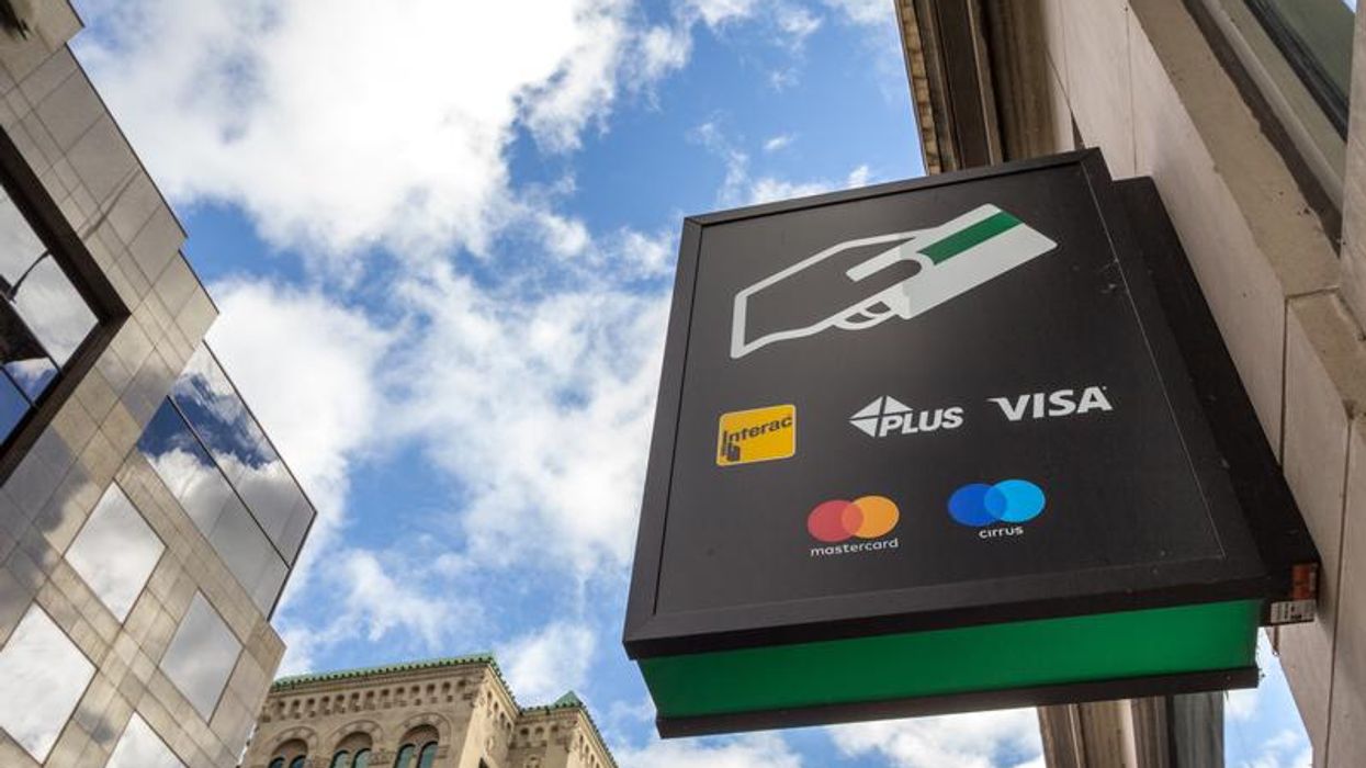 An outdoor sign with online payment options.