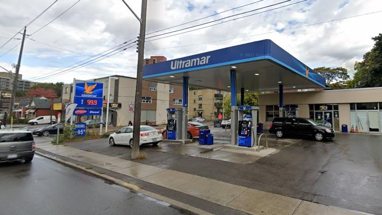 An Ultramar gas station.
