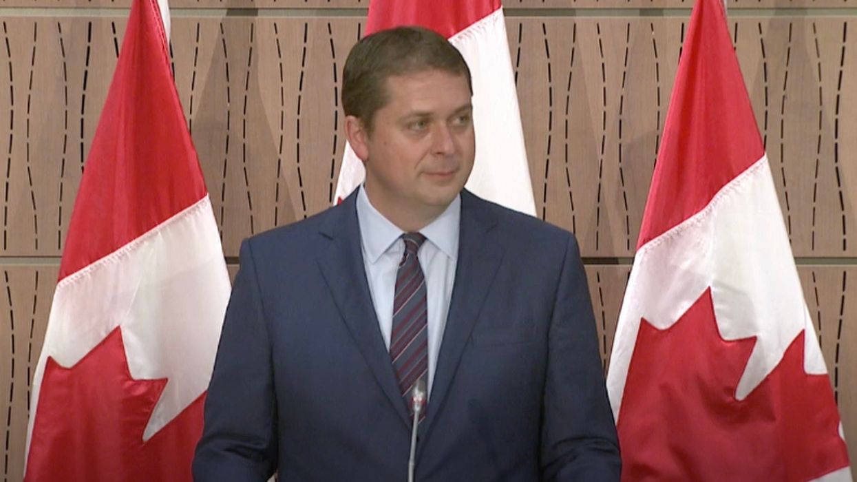 Andrew Scheer Was Not Happy About Being Asked Why He Wasn't Wearing A Mask
