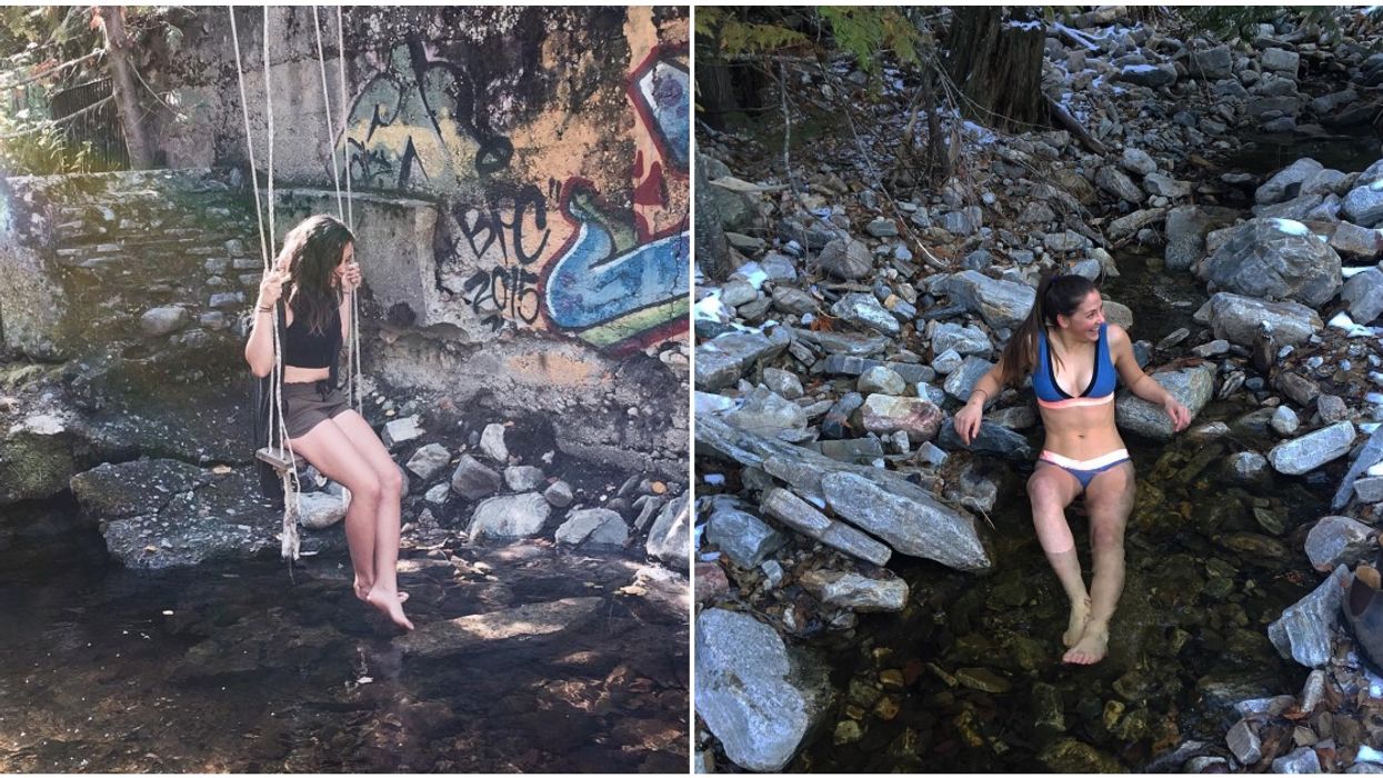 Angel Springs Is A Dreamy 'Warm Spring' In BC That Has A Rope Swing