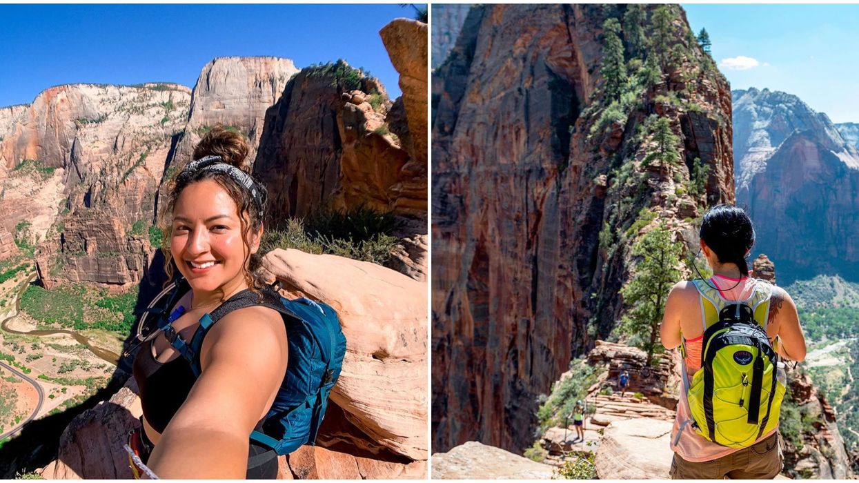 Angels Landing In Utah Is Home To A Trail That Climbs Over 1,400 Feet Toward The Sky