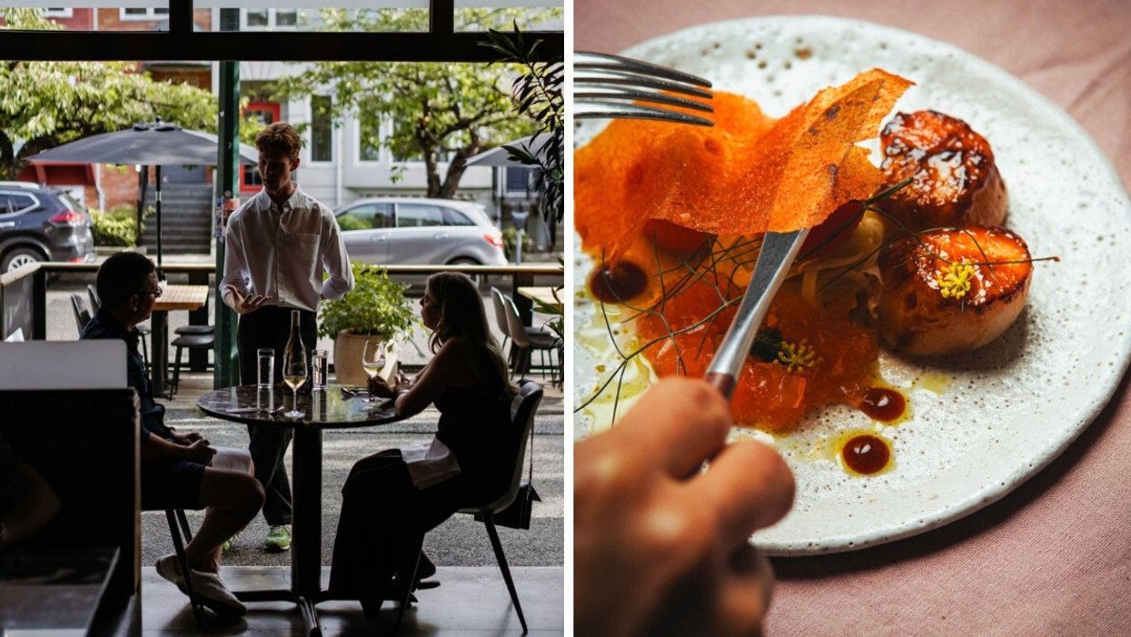 AnnaLena in Vancouver. Right: Burdock & Co in Vancouver.