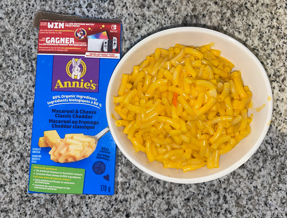 Annie's Macaroni & Cheese.