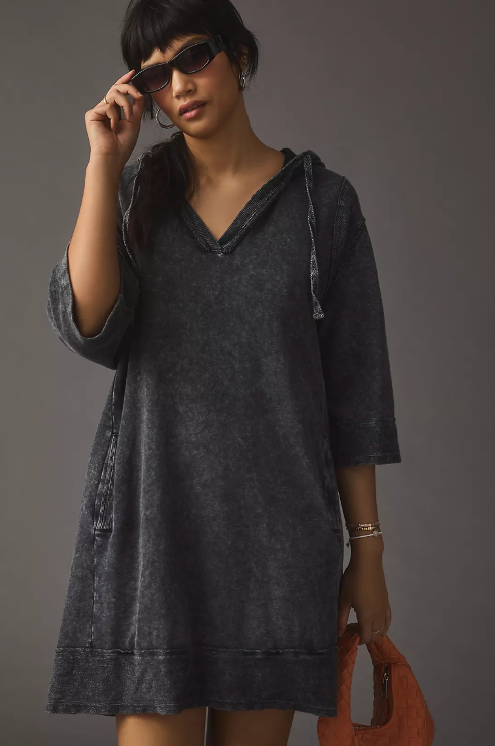 Anthropologie Sport Hoodie Mini Dress.