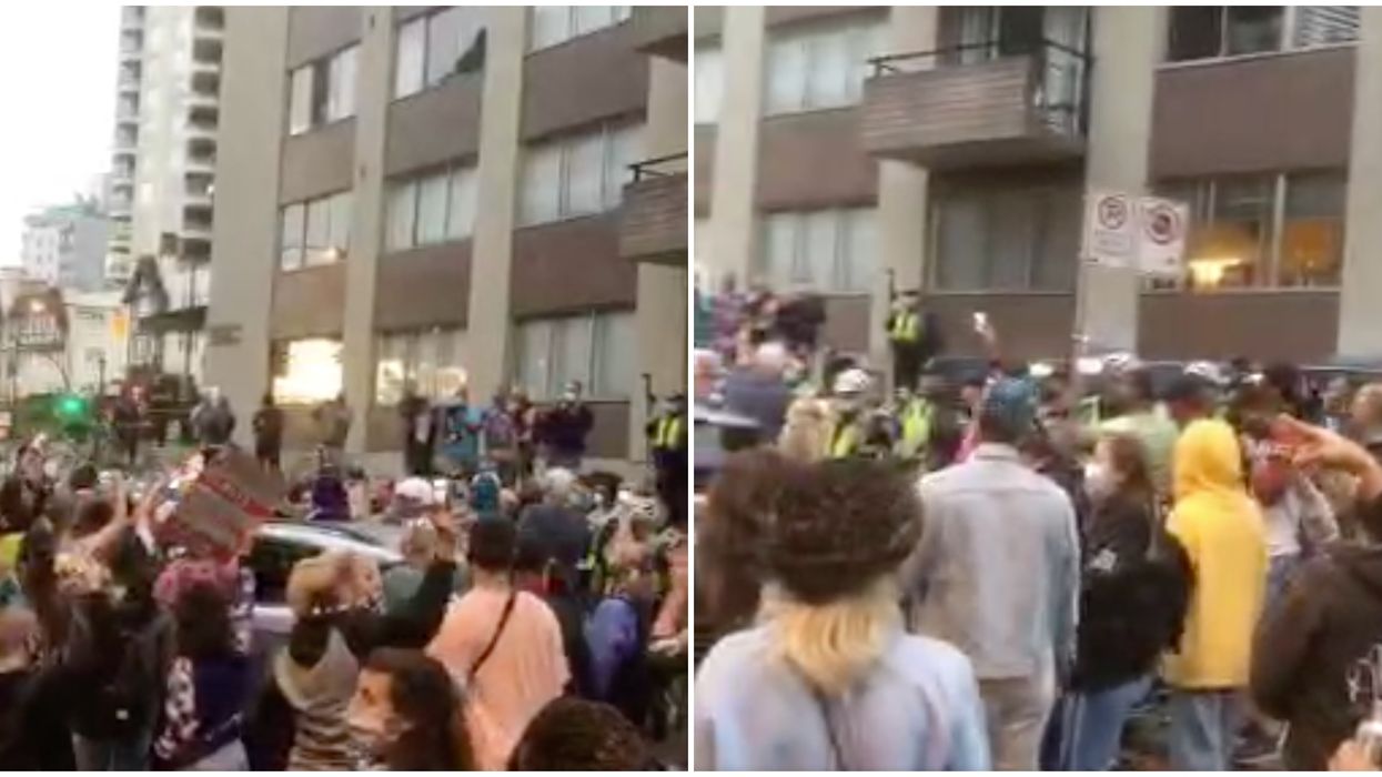 Anti-Gay Preacher Came To Vancouver & Was Drowned Out By A Massive Dance Party