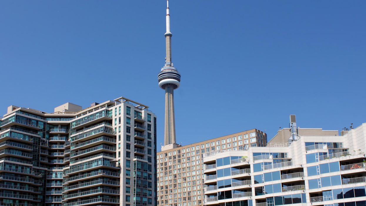 Apartment buildings in downtown Toronto.