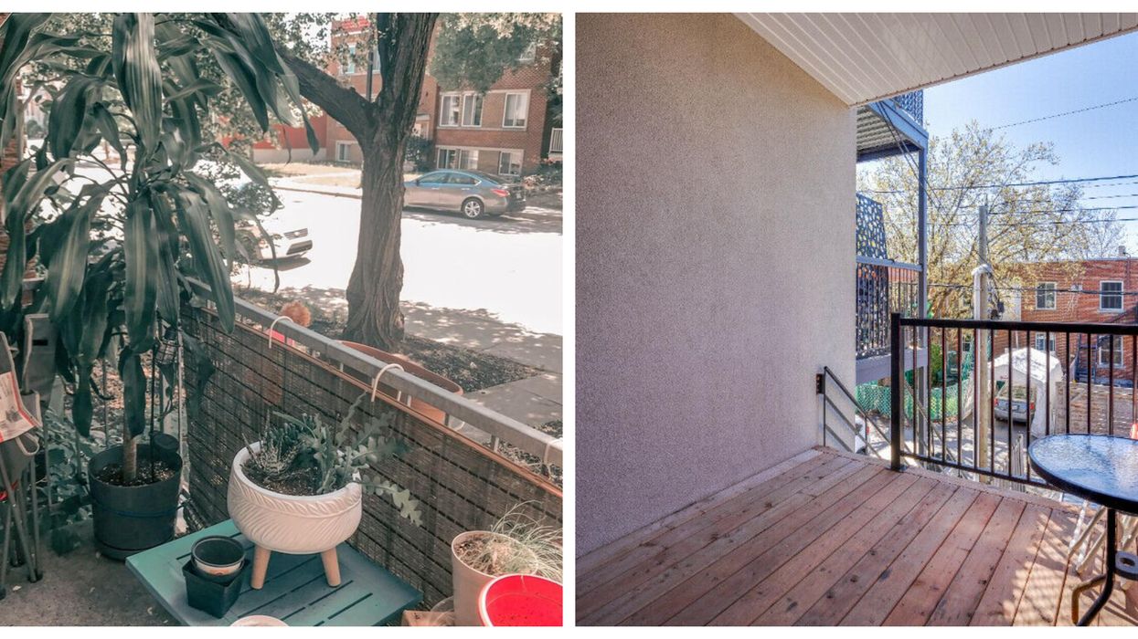 Appartements à moins de 1000 $/mois à Montréal avec terrasse