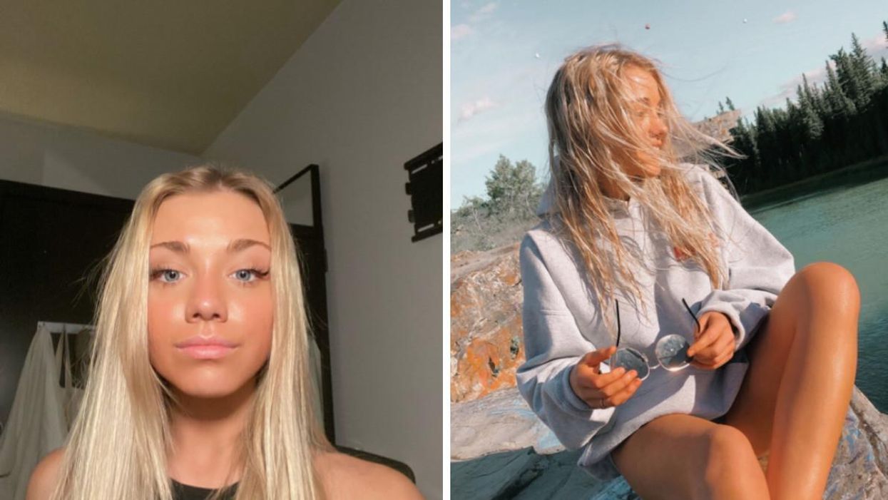 Ariana Blackwood, a blond woman with blue eyes.