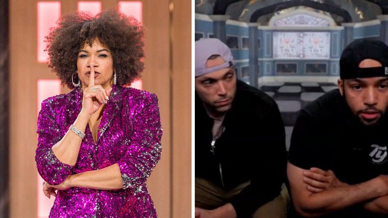 Arisa Cox, host of Big Brother Canada. Right: Zach Neilson and Terrell "Ty" McDonald.