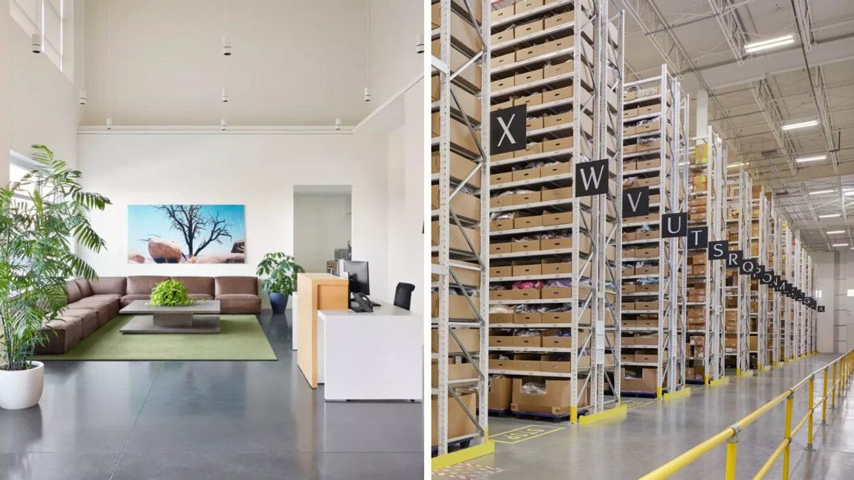 Aritzia Distribution Centre in Vaughan, Ontario.