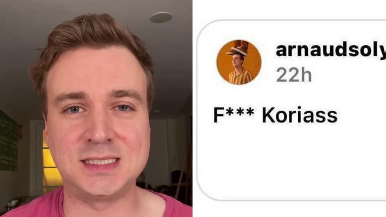 Arnaud Soly. Droite : Note Instagram d'Arnaud Soly.