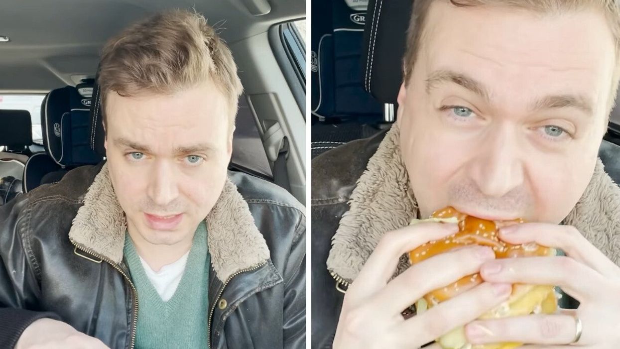 Arnaud Soly goûte le Poulet Big Mac.