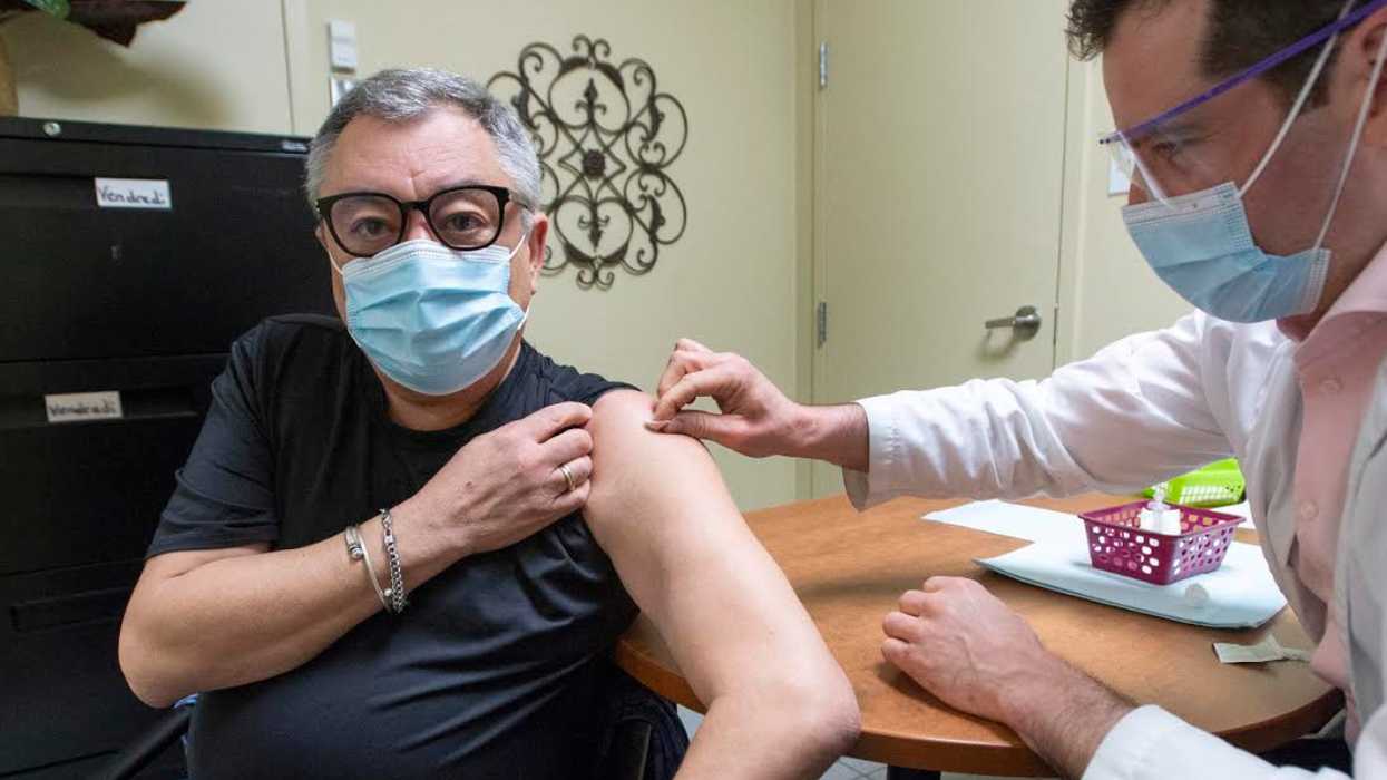 Arruda est vacciné