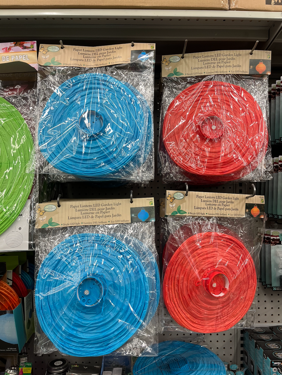 Article saisonnier du Dollarama.