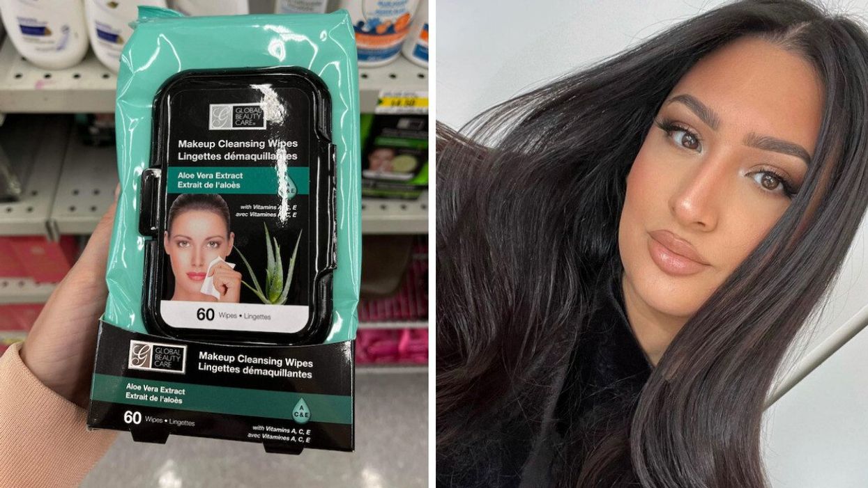 Articles du Dollarama. Droite : Sonia Lajhar.
