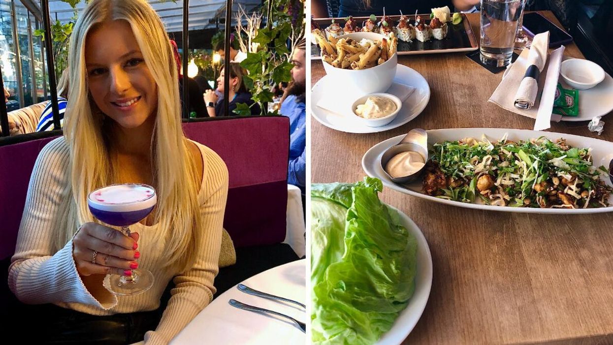 Ashley Harris. Right: Cactus Club.