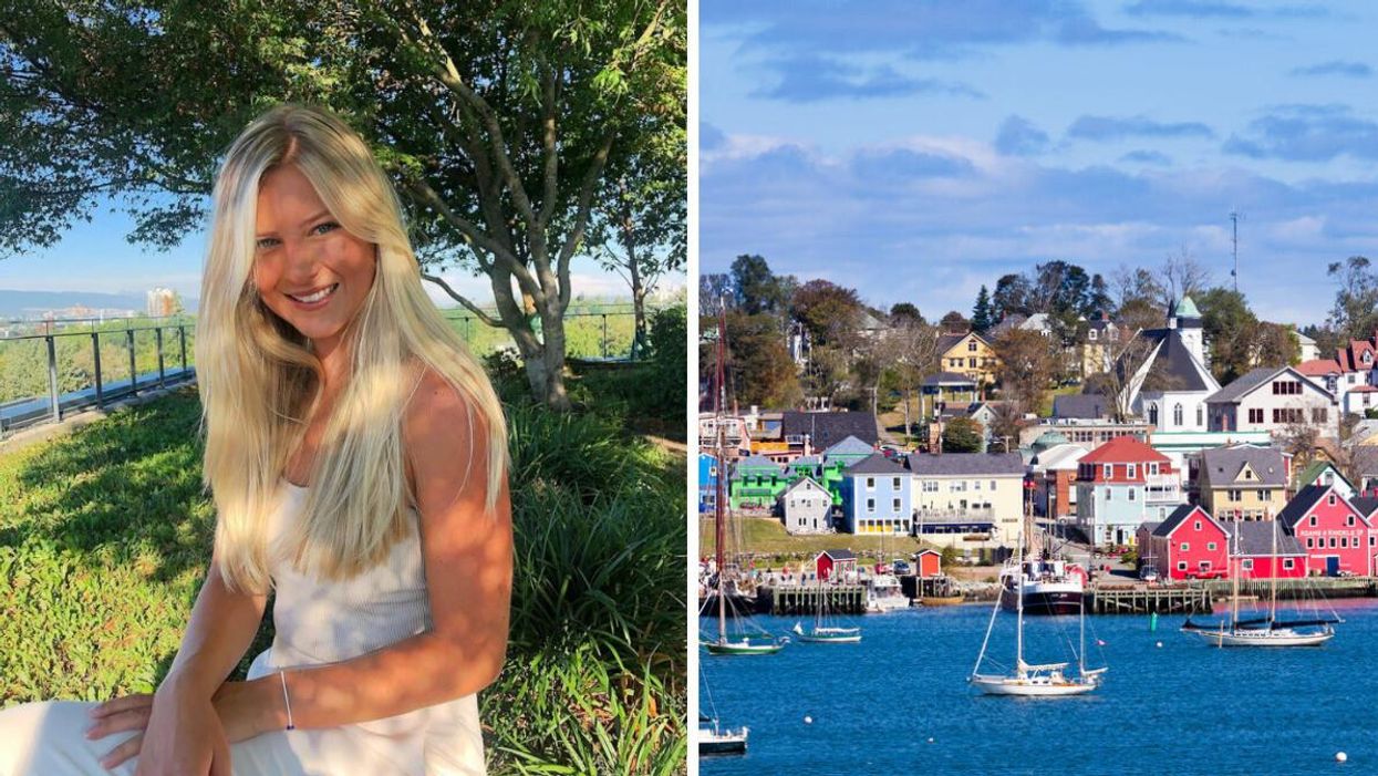Ashley Harris. Right: Nova Scotia.